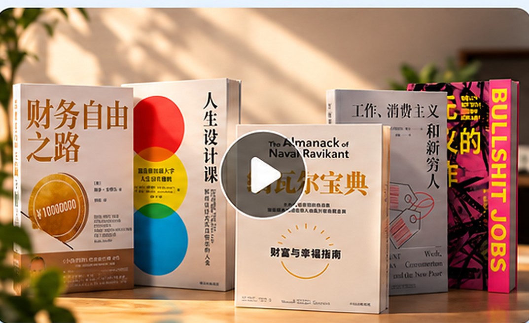 5本书视频封面